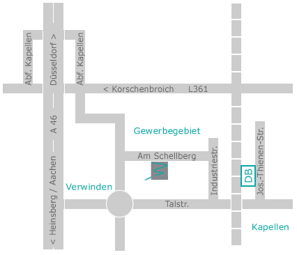 Anfahrtskizze Braunegger Zahntechnik